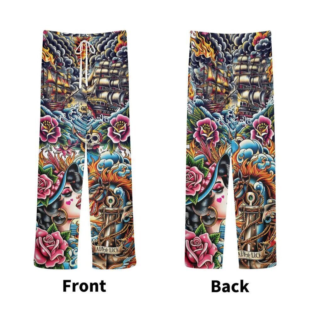 MESH Tattoo Pants Conceptual Subculture One Size fits Small Medium Beach Cover - Picture 7 of 8